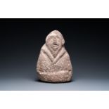 An anthropomorphic stone sculpture or Kurgan stele, Mesopotamia or Eastern Europe, probably 2nd mill