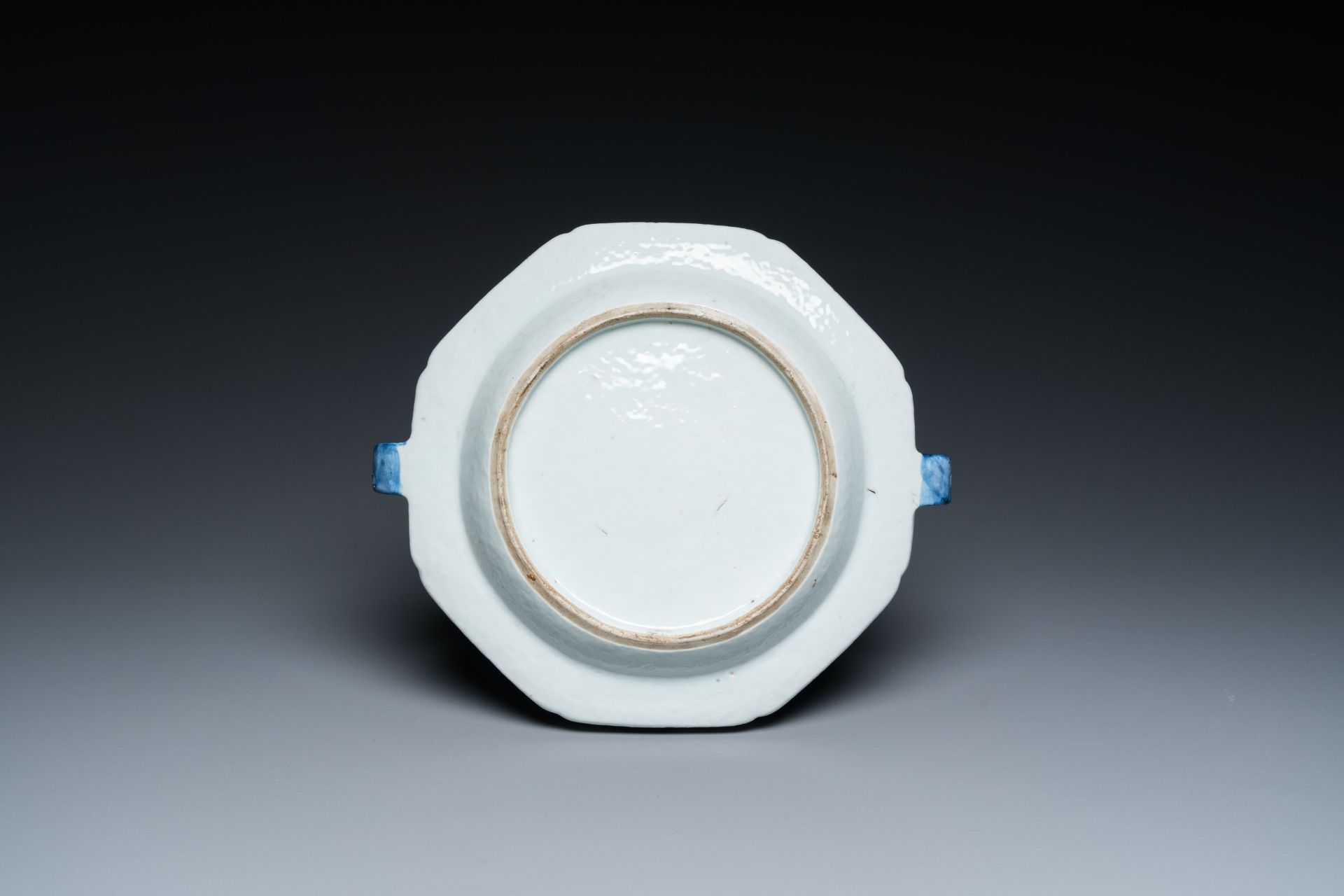 Six Chinese blue and white porcelain wares, Qianlong - Bild 3 aus 11