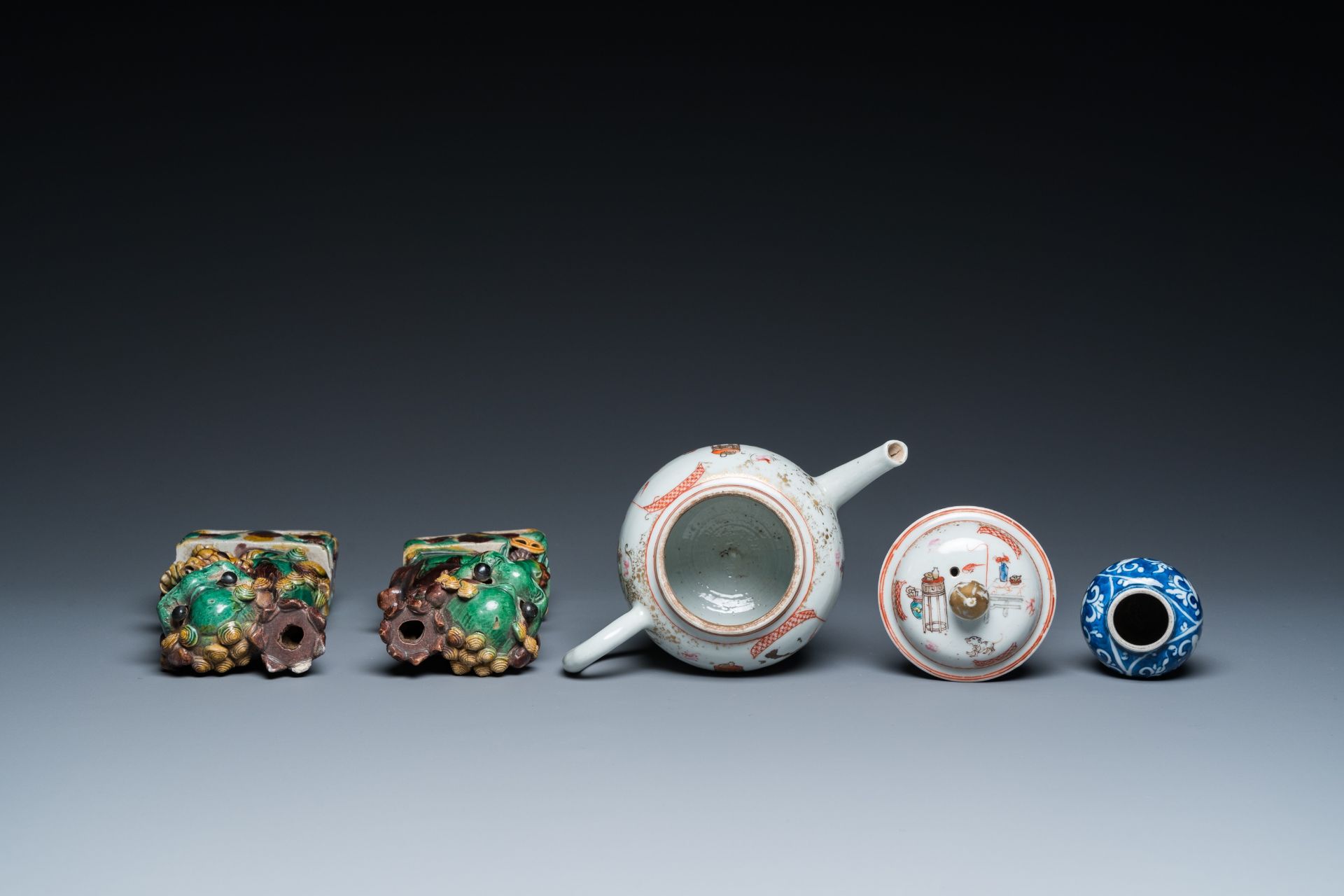 A varied collection of Chinese porcelain, Kangxi/Qianlong - Bild 8 aus 11