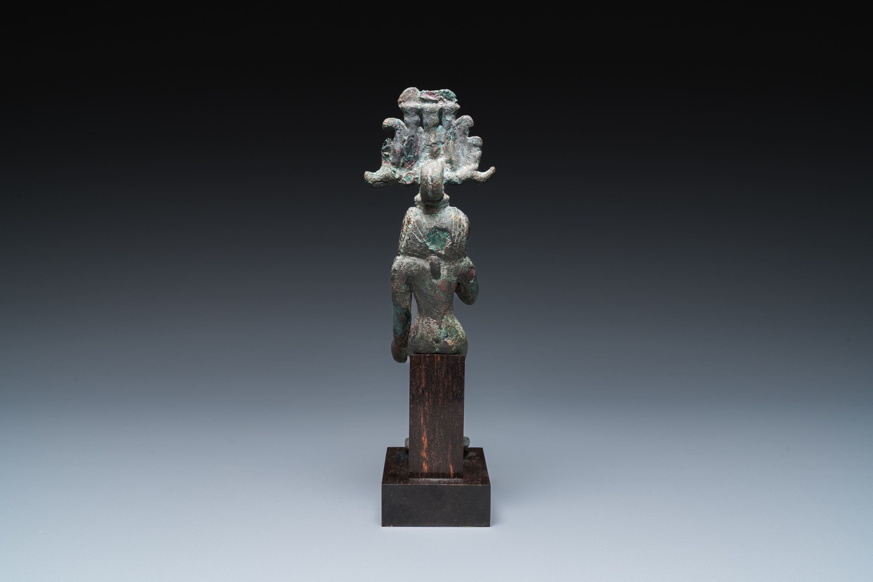 An Egyptian bronze sculpture of Horus, Saite period - Image 3 of 6