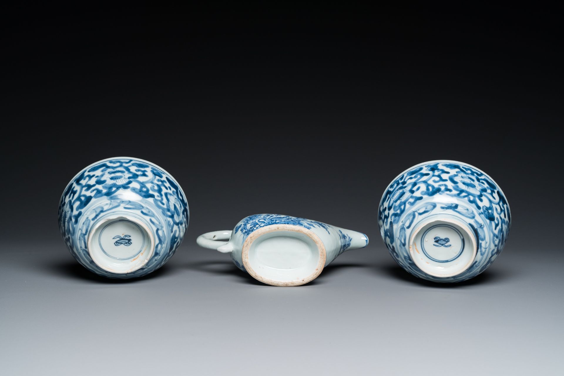 A varied collection of Chinese blue, white and famille rose porcelain, Kangxi/Qianlong - Bild 17 aus 17