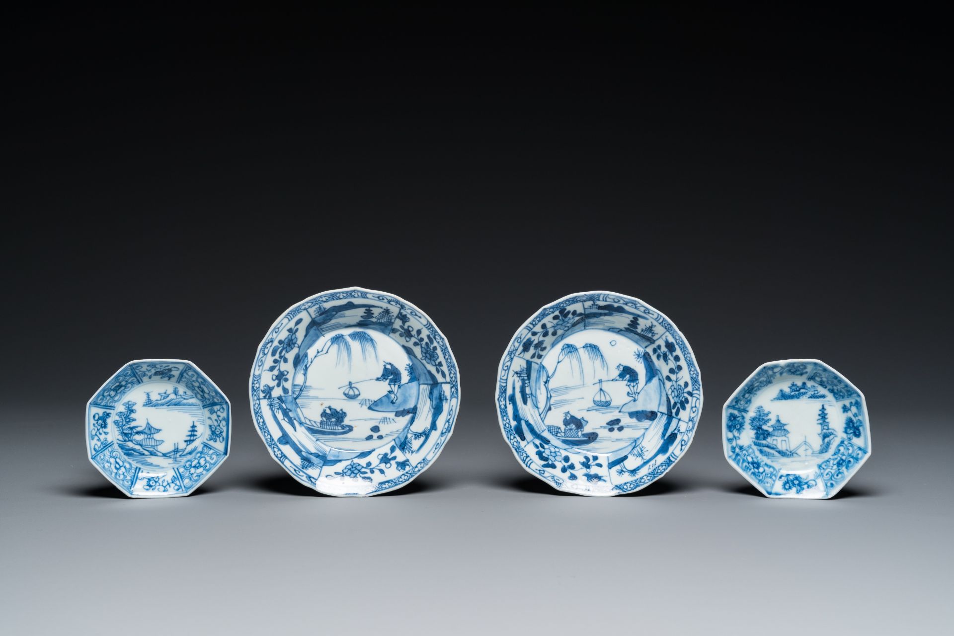 A varied collection of Chinese blue, white and famille rose porcelain, Kangxi/Qianlong - Bild 10 aus 17