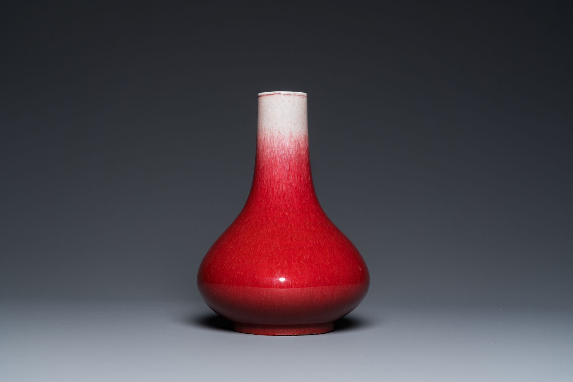 A Chinese langyao bottle vase, 18/19th C. - Image 3 of 6