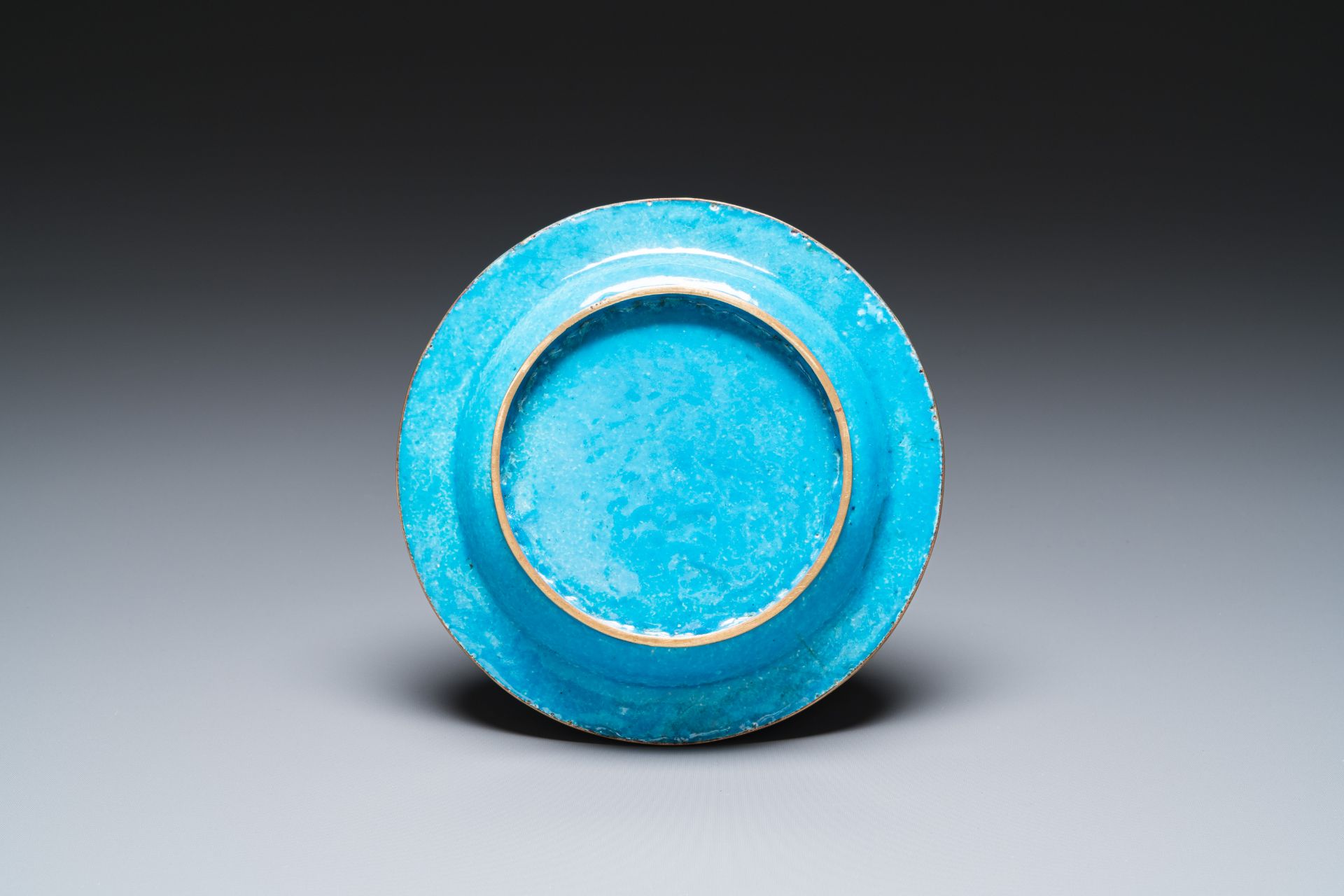 A Chinese Beijing enamel warming bowl with Shou-characters, Qianlong - Image 3 of 15
