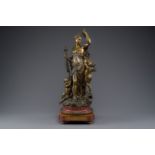 Jean Didier Debut (1824-1893): 'The Roman goddess Pomona', an allegorical representation of the harv