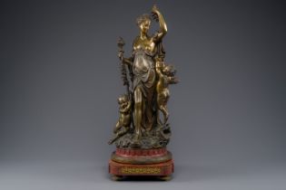 Jean Didier Debut (1824-1893): 'The Roman goddess Pomona', an allegorical representation of the harv