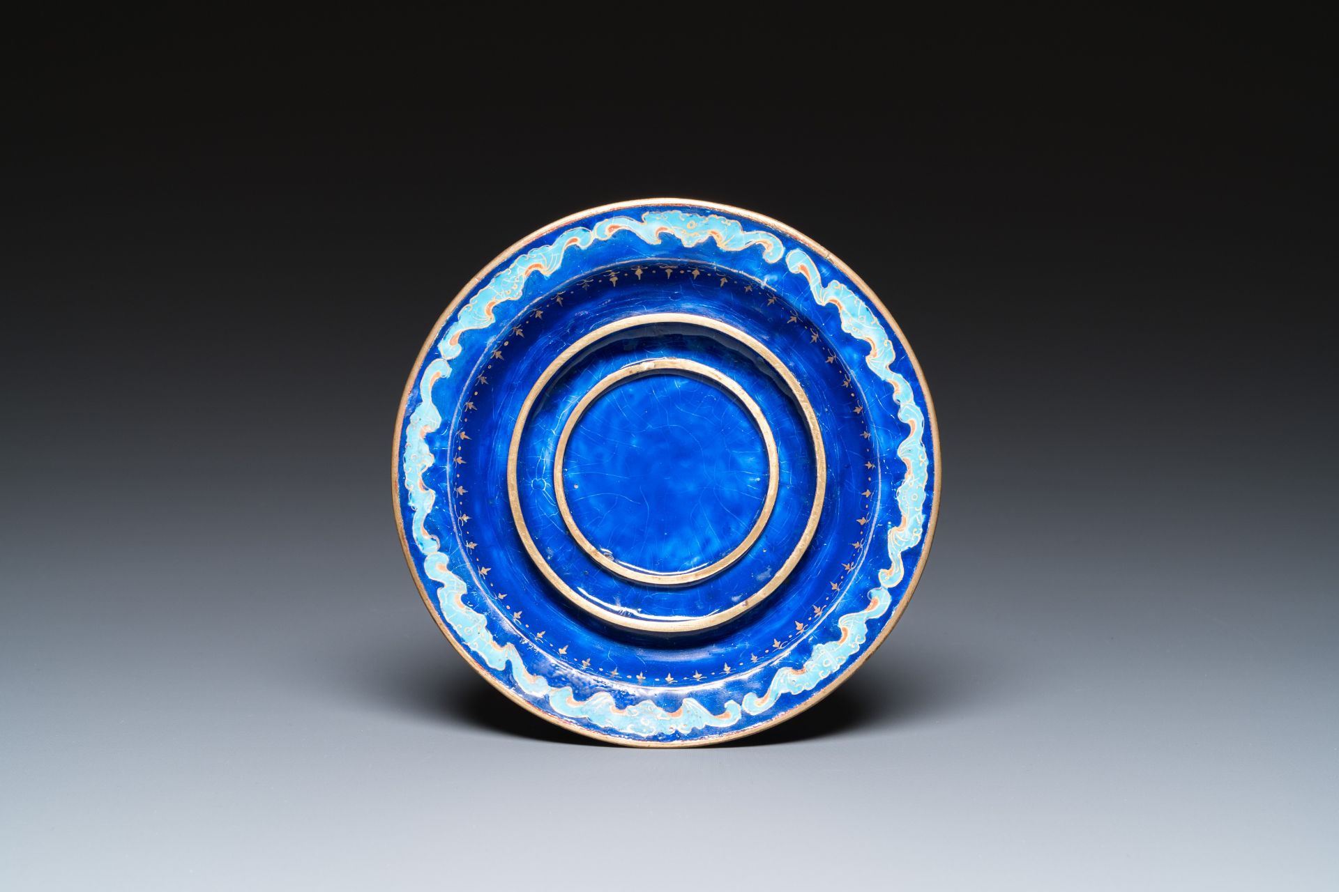 A Chinese Beijing enamel warming bowl with Shou-characters, Qianlong - Image 2 of 15