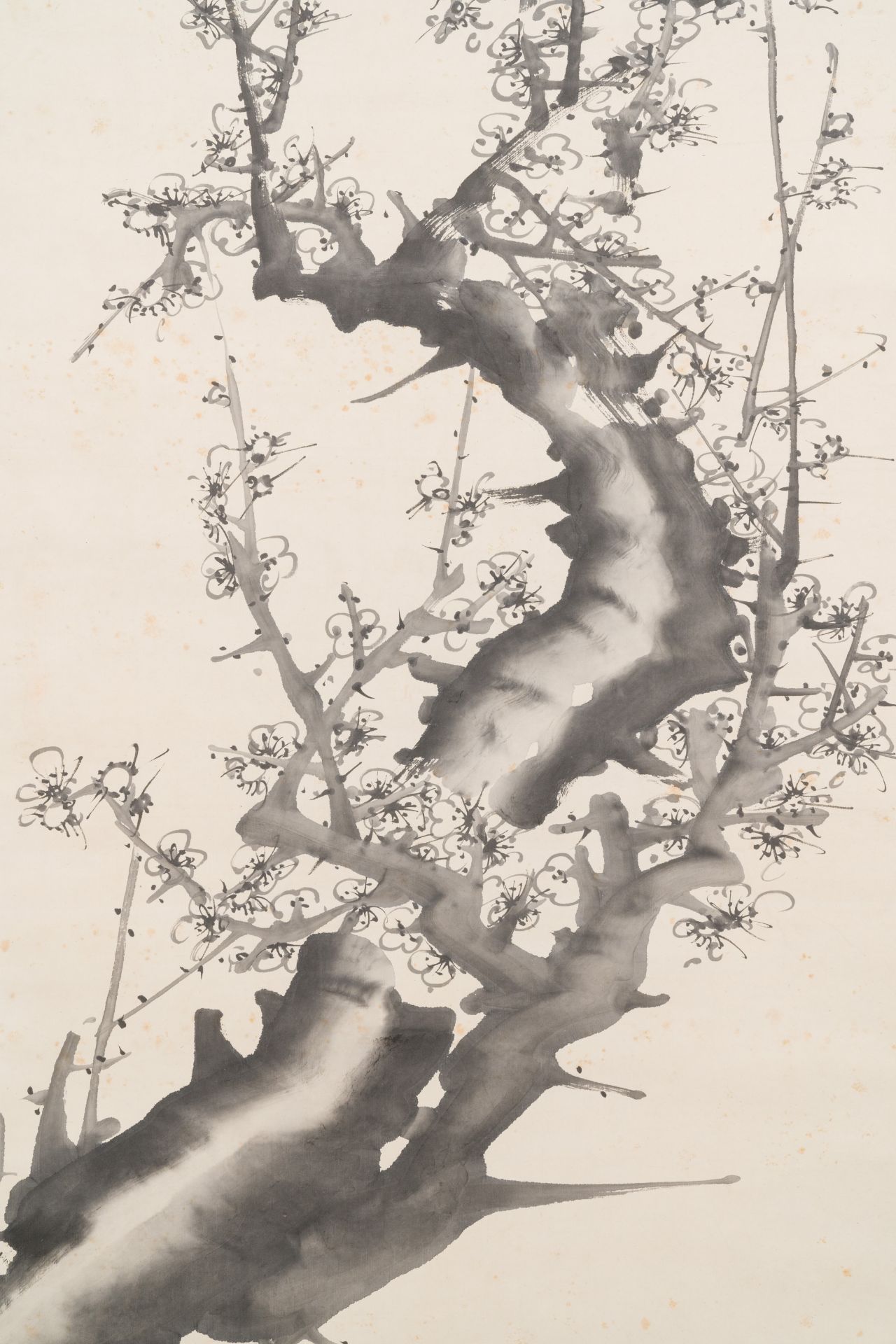 Cao Kun 曹锟 (1862-1938): 'Plum blossom', ink on paper, dated 1927 - Image 4 of 5