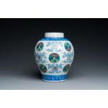 A Chinese doucai vase, Daoguang mark and of the period