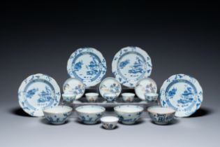 A collection of Chinese Nanking Cargo shipwreck porcelain, Qianlong