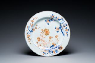 A Chinese Imari-style dish, Kangxi