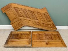 ANTIQUE PITCH PINE WALL & STAIRCASE PANELS