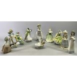 ROYAL DOULTON FIGURINES (4) - Buttercup HN2309, Ascot HN2356, Ladies of the British Isles, Ireland