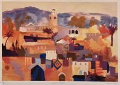 RICHARD TUFF British born 1965, limited edition coloured print (83/195) - Marrakech nights,