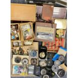 FLY FISHING EQUIPMENT - a collection to include reels, tackle and fly tying equipment