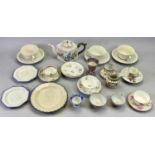 CERAMICS ASSORTMENT - to include a KPM cabinet cup and saucer, two Chinese tea bowls, various