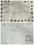 THE GEOGRAPHICAL DEPICTION OF 'THE GREAT SOLAR ECLIPSE OF JULY 14TH 1748' - by G Smith, 30 x 44cms