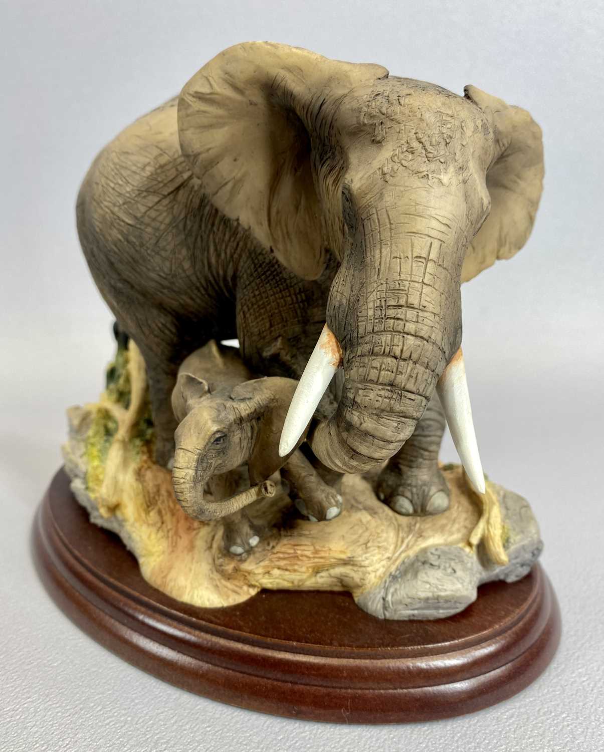 BORDER FINE ARTS FIGURE - 'Mothers Care', B0003, 17cms H, boxed with certificate