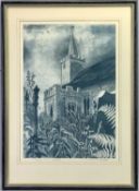 RICHARD BAWDEN artist's proof print - St Mary's Church, Great Camfield, signed and titled in pencil,