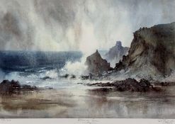 G V GADD limited edition colour print (108/350) - stormy seas, 29.5 x 41.5cms, various other prints,