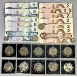 ROYAL MINT SEALED COLLECTION OF 7 X 1988 DATED PROOF COINS, a sealed Royal Mint 1999 £5 coin