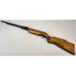 A RELUM TORNADO .22 AIR RIFLE - tap loading with under lever action, 116cms overall L