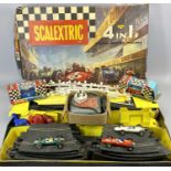 A TRI-ANG SET - Model 80 4 in 1 Motor Racing set, boxed, four lane racing with four electric cars