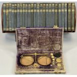 BOOKS - New Century Library published 1902, 24 volumes Classics contained in a mahogany bookstand,