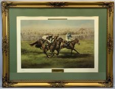 AFTER MAX BRANDRETT 1987 limited edition coloured print, published by Thoroughbred Fine Art, 1 of