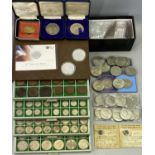 ANTIQUE, VINTAGE & LATER COIN, COMMEMORATIVE CROWN & MEDALLION COLLECTION - to include Year of the