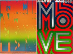 REPRODUCTION BLACK-LIGHT PSYCHEDELIC POSTERS OF 1967 RICHARD BERNSTEIN AMSTERDAM GALLERY