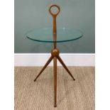 MID CENTURY CESARE LACCA TRIPOD TABLE, manufactured by Italian designer Cesare Lacca circa 1950-59