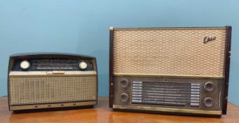 TWO VINTAGE RADIOS, comprising Ecko U723/1 and Bush VHF80 (2)