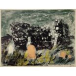 ‡ JOHN PIPER limited edition (8/20) coloured print - entitled verso on Attic Gallery label 'Ruined