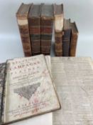 ASSORTED ANTIQUARIAN BOOKS, including TYRRELL (HENRY) The History of the War with Russia, vols 1 &