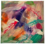 ‡ ANTONIO RUSSO (Italian Contemporary, b. 1965) acrylic on canvas - abstract, entitled verso 'Jungle