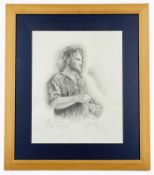 ‡ COLIN BITHELL (Contemporary) limited edition (57/160) lithograph - opera singer Sir Bryn Terfel in