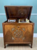 McMICHAEL 'ALL ELECTRIC' RADIO GRAMMOPHONE, in walnut cabinet, fitted BSR Monarch 33/78 RPM