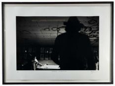 ‡ ANDY SUMMERS (b.1942) limited edition (7/7) photograph lithograph on wove - 'Pool Table Figure,