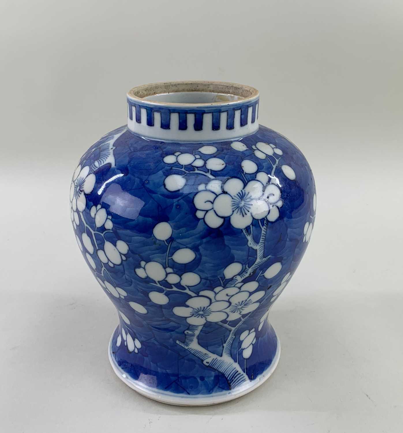 THREE CHINESE BLUE & WHITE PORCELAIN VESSELS, comprising pair of Kangxi-style baluster jars - Image 2 of 26