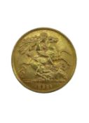 GEORGE V GOLD HALF SOVEREIGN, 1911, 3.9gms Provenance: private collection Pembrokeshire, consigned