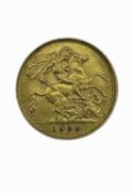 EDWARD VII GOLD HALF SOVEREIGN, 1909, 3.9gms Provenance: private collection Pembrokeshire, consigned