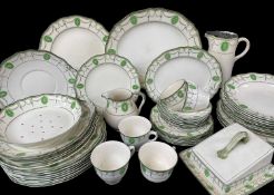 ROYAL DOULTON 'COUNTESS' PATTERN PART DINNER / TEA SERVICE to include dinner plates, soup bowls,