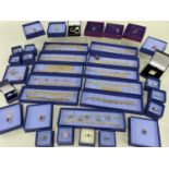 ASSORTED 9CT GOLD MOUNTED JEWELLERY, including a selection of earrings, bracelets, rings, and