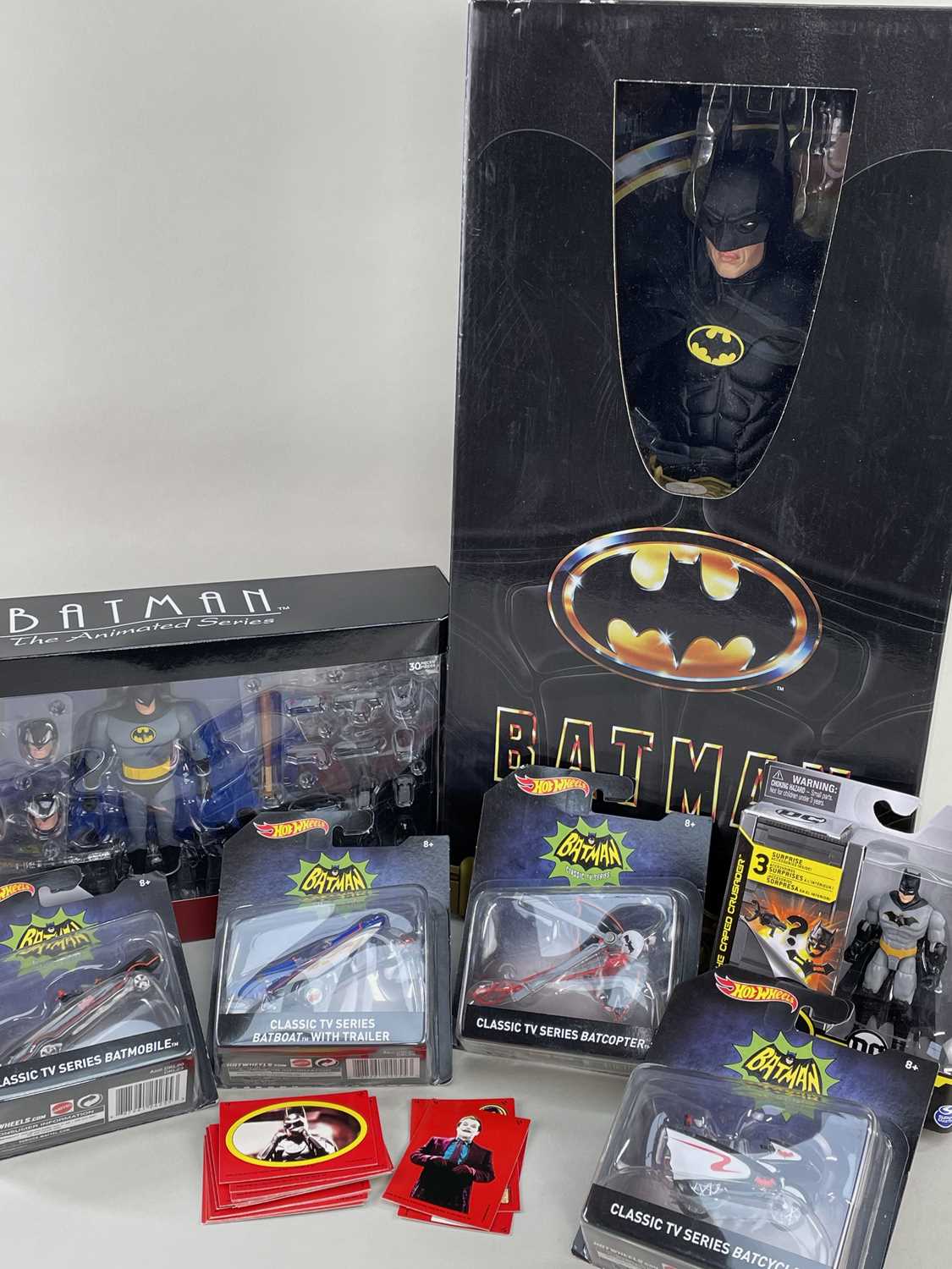 NECA DC BATMAN RETURNS, 1989, 1/4 scale Batman action figure (boxed as new), together with DC