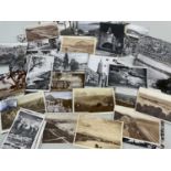 COLLECTION OF APPROX. 81 EARLY 20TH CENTURY MAINLY BLACK & WHITE TOPOGRAPHICAL POSTCARDS, French