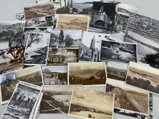 COLLECTION OF APPROX. 81 EARLY 20TH CENTURY MAINLY BLACK & WHITE TOPOGRAPHICAL POSTCARDS, French