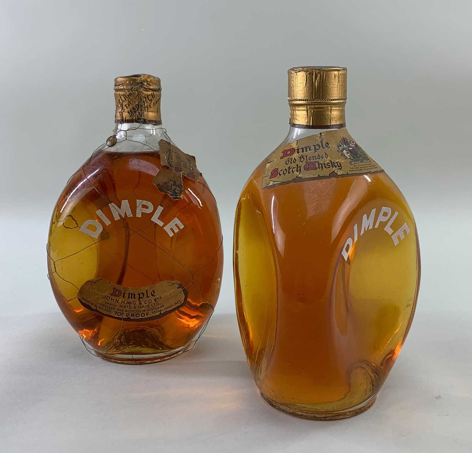 TEN BOTTLES OF BLENDED WHISKY comprising: two 26 & 2/3fl.oz bottles of Dimple 70° proof ( - Image 4 of 8