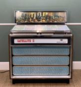 WURLITZER 'SATELITE II' REMOTE SELECTION CONSOLE SPEAKER, c. 1971, model 5134, window displaying 200