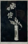 THEODORE CASIMIR ROUSSEL (1847-1926) etching - ‘Flowers in a Vase’, signed, 25 x 16cms Provenance: